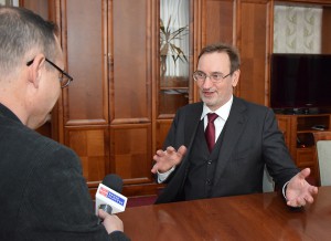 Ambasador Republi Czeskiej Jakub Karfik, fot. Kamil Olszewski
