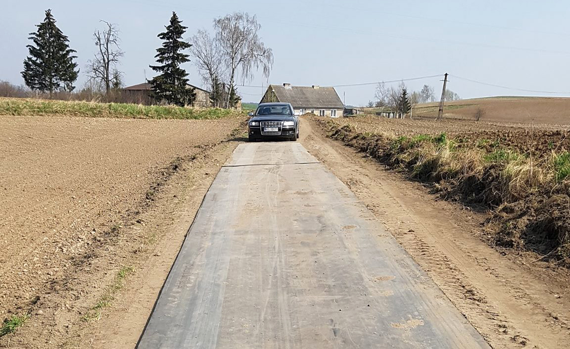 Gumowa droga koło Kisielic zostanie udoskonalona